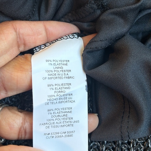 NWT Tash + Sophie Dress Sleeveless dark grey Size S - Picture 10 of 10